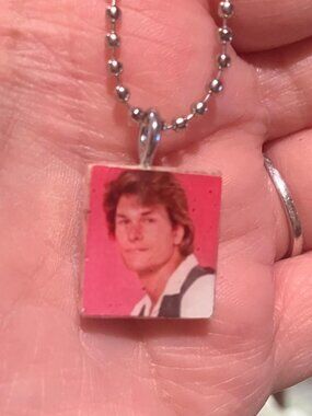 2/$12,4/$20 Patrick Swayze Scrabble Tile Necklace